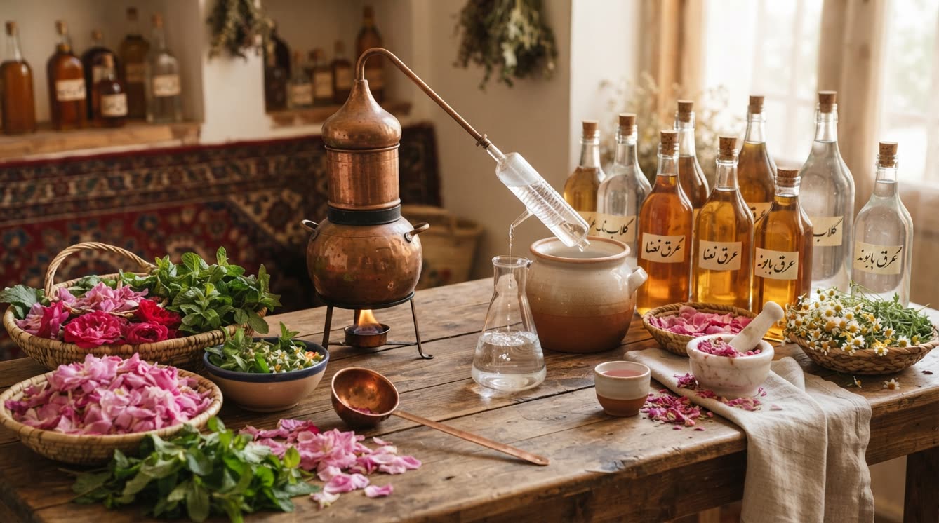 عرقیات گیاهی نوش دارو سورنا